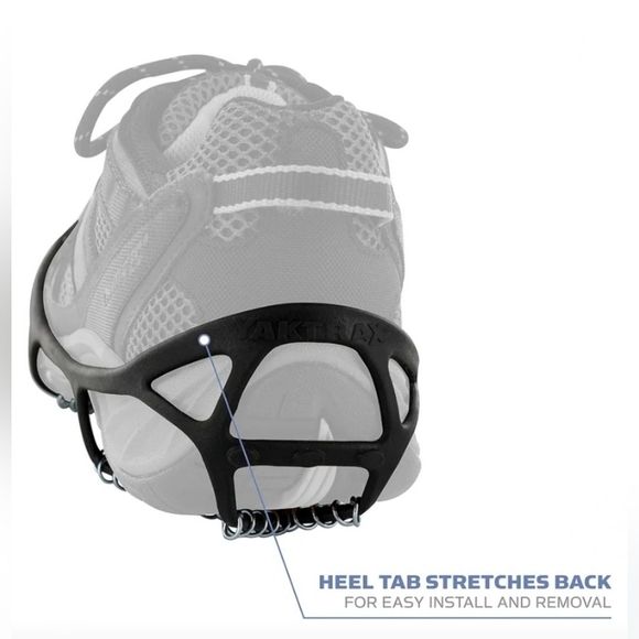 Yaktrax Unisex Walk Traction Cleats Snow Ice Grips Shoe Chains Black Size M - Picture 3 of 13